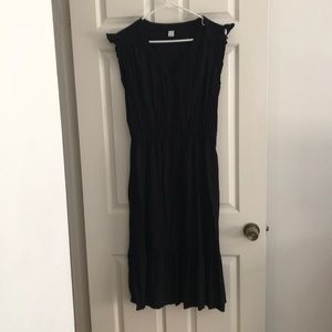 Old Navy midi ruffle trim dress